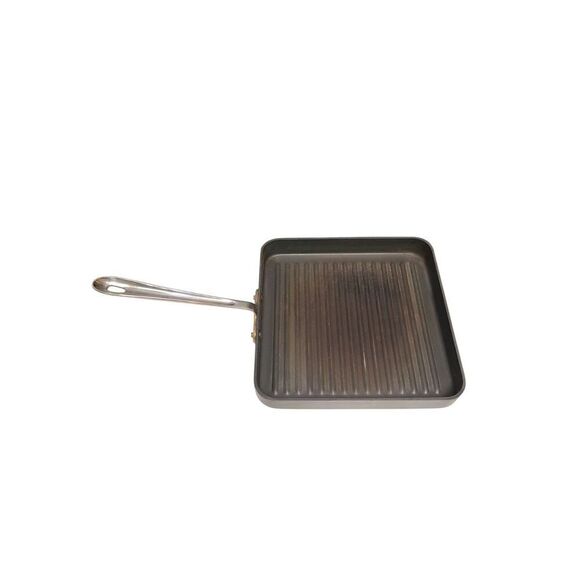 All-Clad 11" Square Grill, Nonstick Cookware, HA1 Hard Anodized GUC - Picture 3 of 11